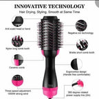 3-in-1 One Step Hot Air Brush Hair Dryer & Styler