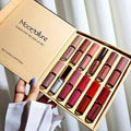12 Pcs Mocallure High Pigmented Velvet Lip Gloss Set | Long Lasting Multicolor Liquid Lipstick Collection