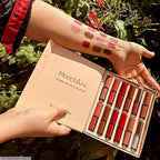12 Pcs Mocallure High Pigmented Velvet Lip Gloss Set | Long Lasting Multicolor Liquid Lipstick Collection