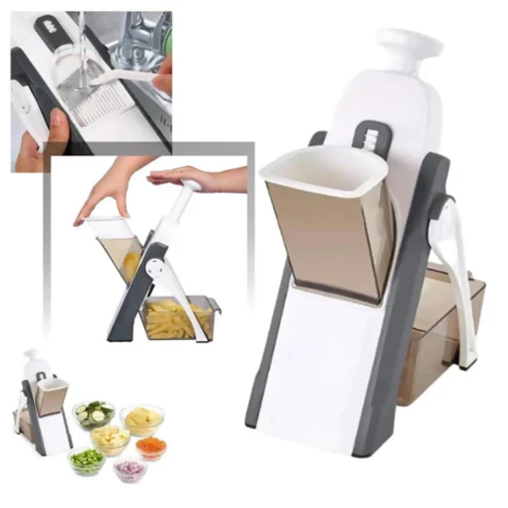 Safe And Multifunctional Mandoline Slicer
