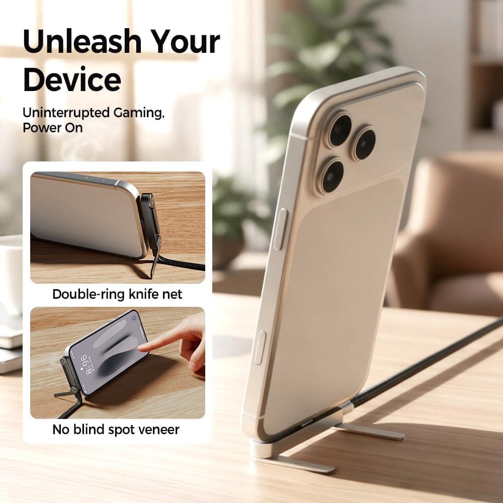 2-In-1 Data Charging Cable With Stand