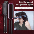 Electric Professional Hair Straightening Brush