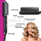 Electric Professional Hair Straightening Brush