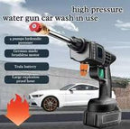 Automatic Cordless Car Wash Spray Gun– 48V High-Pressure Wireless Foam Jet Washer