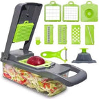 16-In-1 Multifunctional Vegetable Chopper & Slicer With Colander Basket And Storage Container