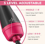 3-in-1 One Step Hot Air Brush Hair Dryer & Styler